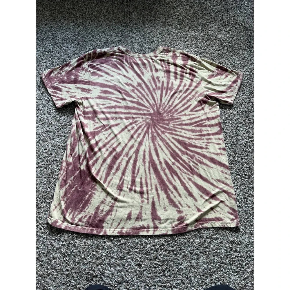 Pink Floyd World Tour 87 Mens Shirt Size 3XL Retro Tie Dye Graphic Band Licensed